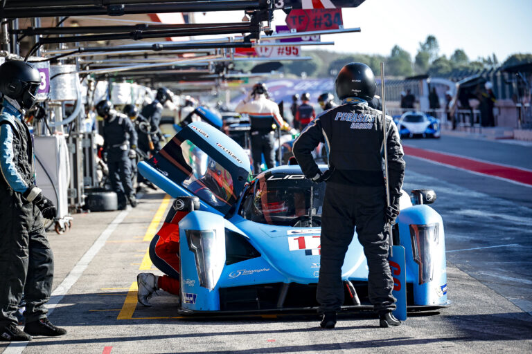 17 NAHRA Anthony (fra), ENJALBERT Dimitri (fra), Pegasus Racing, Ligier JS P4, action during the Heat 6 of the 2022 Ligier European Series on the Algarve International Circuit from October 14 to 16, in Portimao, Portugal - Photo Paulo Maria / DPPI