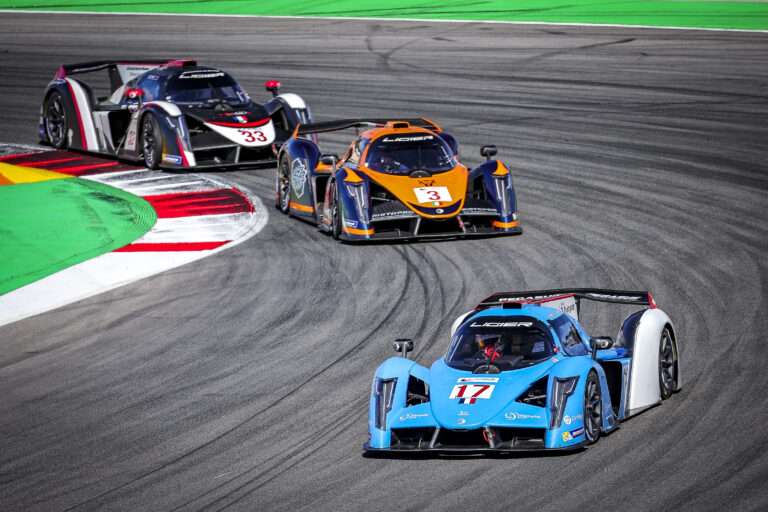 17 NAHRA Anthony (fra), ENJALBERT Dimitri (fra), Pegasus Racing, Ligier JS P4, action during the Heat 6 of the 2022 Ligier European Series on the Algarve International Circuit from October 14 to 16, in Portimao, Portugal - Photo Paulo Maria / DPPI
