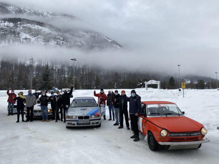 pilotage automobile sur glace